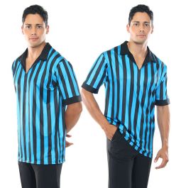 Unisex Turquoise and Black Ref Shirt