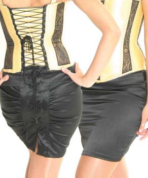 Pencil Skirt with Laced Back